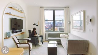 NEVER TOO SMALL New York Designer Studio Apartment 33sqm350sqft [upl. by Noired]