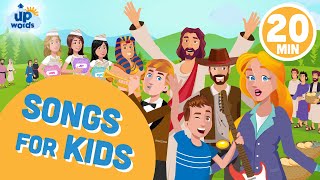 Bible Songs Collection for Children  UpWords  Joseph Esther Jesus Noah [upl. by Nnyleuqaj]