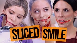 SemiSuccessful HALLOWEEN Sliced Smile TUTORIAL Beauty Break [upl. by Paquito]