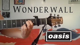 Wonderwall  EASY 4 chord Oasis tutorial for beginners [upl. by Kiehl]