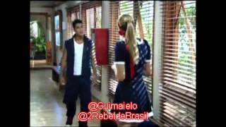 Rebelde 2 PeLice Brigam e Se Beijam [upl. by Nanny117]