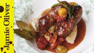 Oven Baked Sausage Ragu  Jamie Oliver [upl. by Calida]