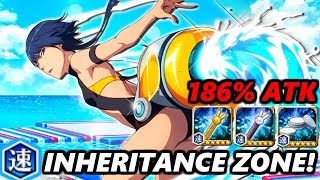 Bleach Brave Souls SS Soi Fon 186 Attack vs Speed Inheritance Zone [upl. by Mohandis224]