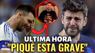 💥LIONEL MESSI VUELA URGENTEMENTE a ESPAÑA por GRAVE PROBLEMA de GERARD PIQUÉ 😱 ¿QUÉ LE PASÓ [upl. by Ynney]