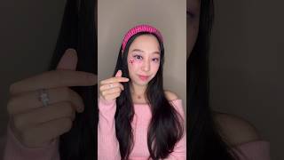 hearts themed makeup for valentine’s day 💘💞 shorts makeup beauty makeuptutorial aesthetic [upl. by Angelo524]