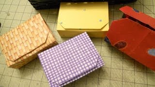 Origami storage boxes [upl. by Adias75]