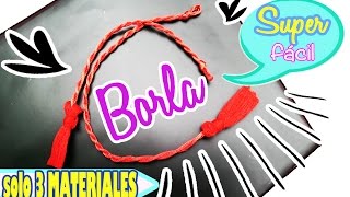 BORLA para birrete con SOLO 3 materiales  Manualidades con Mariel Picazo [upl. by Enttirb600]