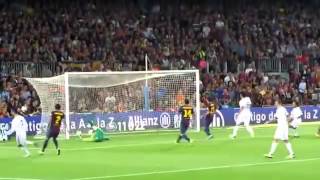 Cristiano Ronaldo calma goal in Camp Nou through a personal camera [upl. by Ainirtak]