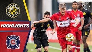 Columbus Crew SC vs Chicago Fire  HIGHLIGHTS  August 31 2019 [upl. by Hahsi995]