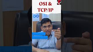 OSI vs TCPIP Model Explained shorts ccna viralshorts [upl. by Pierson]