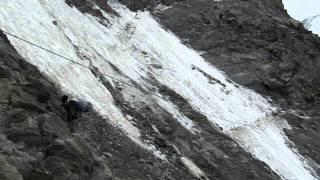 Grand Couloir the feared route to Mont Blanc [upl. by Maleeny]