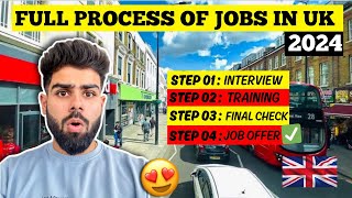 Full Process of PartTime JOBS in UK🇬🇧  How to Find PartTime JOBS in UK for International Student [upl. by Eemak]