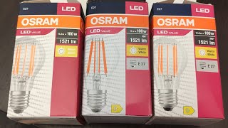 OSRAM LED Bulb 11W Review and Unboxing [upl. by Nairdna270]