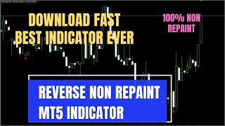 Download Mt5 free indicator  Forex Reverse Non Repaint free Binary indicator [upl. by Cardew218]