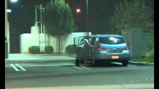 Drunk Girl falls out car into throwup [upl. by Kegan]