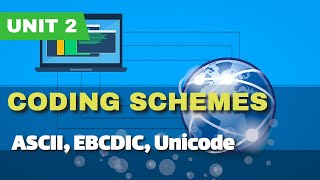 Coding Schemes  ASCII EBCDIC amp Unicode UrduHindi [upl. by Glimp]