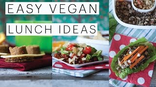 3 BACKTOSCHOOL VEGAN BENTO BOXES  Back to School Lunch Ideas  Healthy Lunch Ideas  The Edgy Veg [upl. by Nove]