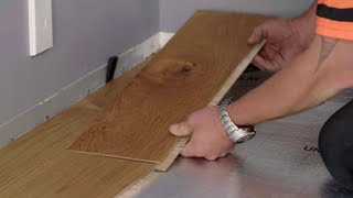 How to Install Click Together Flooring  Mitre 10 Easy As DIY [upl. by Pauiie]