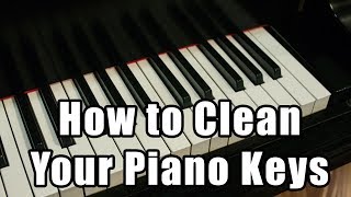 How to Clean Your Piano Keys [upl. by Caplan]