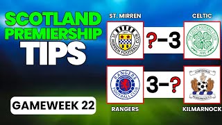 SCOTLAND PREMIERSHIP Predictions amp Betting Tips  GAMEWEEK 22 [upl. by Morena]