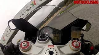 Aprilia RSV4 R 2013 il test di Motociclismo [upl. by Llehsad]