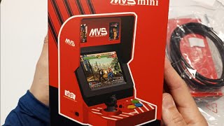 Unboxing Unico SNK MVS Mini Arcade [upl. by Merras]