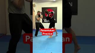 Kali Martial Art Panantukan Practice with and without basic blocking kali martialart shorts [upl. by Pellet]