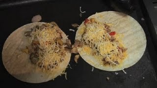 Traditional Mushroom Quesadilla  Growing Mushrooms [upl. by Einej]