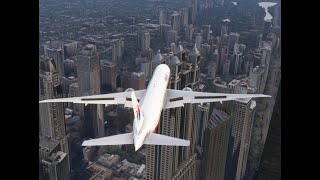 Boeing 777 Emergency landing at Merrill C Meigs Field Airport [upl. by Mathews]