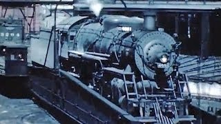 Women Railroad Workers Loaded for War Atchison Topeka and Santa Fe Railway  1944  CDA [upl. by Sirtimid]