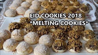 EID COOKIES 2018  MELTING MAIZENA COOKIES  NESHASTA COOKIES  EID TUTORIAL  Dunyas Kitchen [upl. by Geoffry]