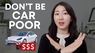 ACCOUNTANT EXPLAINS How Much Car Can You Afford  Avoid becoming CAR POOR [upl. by Oliver]