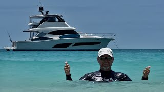 Exploring the Whitsunday Islands onboard my client’s Riviera 50 Sports Motor Yacht [upl. by Aneliram]