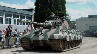 WWII German King Tiger Tank 233 at the Musée des Blindés in Saumur France military ww2 history [upl. by Oloap]