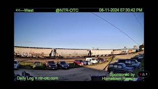 BNSF 4197 WB HNTWDIL Manifest In Perham MN Cam 81124 [upl. by Maghutte]