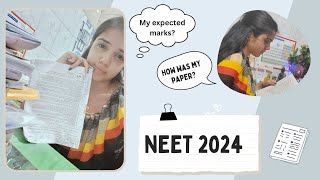 How was my exam NEET 2024 My expected marks🥲🥲 neet2024 pw exam neet result youtube [upl. by Tija]