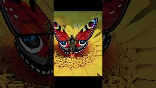 Woman transforms into a butterfly on AGT americagottalent magic ai [upl. by Clift]