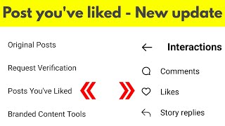 How To Fix Instagram Post Youve Liked Option Not Showing  posts youve liked not showing [upl. by Eniad]