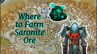 Where To Farm Saronite Ore WoW WotLK Classic Shadowlands Gold Making Guide [upl. by Gilberta251]