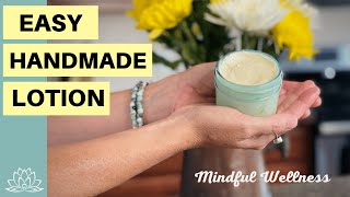 BEST Moisturizer DIY Lotion Recipe Natural Ingredients  Natural Minimalist  Mindful Wellness [upl. by Zosema451]