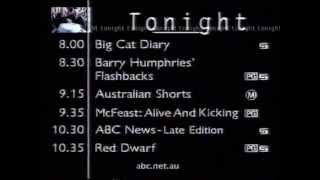 ABC TV  Monday Programme Schedules 29111999 [upl. by Mccurdy]