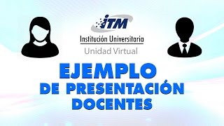 Ejemplo de presentación para los Docentes [upl. by Ronica843]