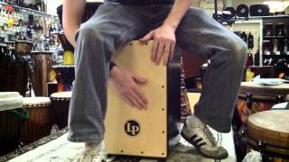 LP Adjustable Snare Cajon Demo [upl. by Levey49]