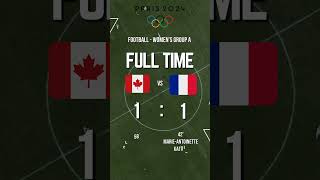 Canada’s LastMinute Goal vs France – Paris 2024 Olympics Thriller [upl. by Yelats706]