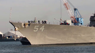 USS Curtis Wilbur DDG54 [upl. by Reamy]