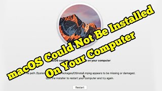 macOS Could Not Be Installed On Your Computer on VenturaMonterey  Fixed [upl. by Fonzie]