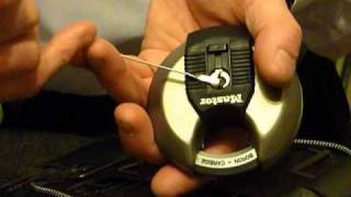 Picking The 80mm Master Disc Lock TUTORIAL In Seconds SECURITY WARNING [upl. by Nani]