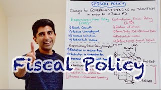 Y1 30 Fiscal Policy  Government Spending and Taxation [upl. by Krik]