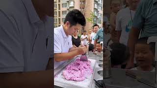 Ice Cream Roll Special Best  Korean street foodSokak Dondurma Ruloları Shorts [upl. by Lamaj831]