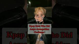 Kpop Idols Who Did Aespa Armageddon Challenge aespa karina winter ningning kpop viral yt [upl. by Acirederf4]